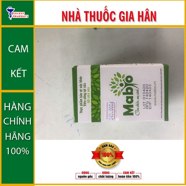 Viên Uống Lợi Sữa MABIO - Dành Cho Các Mẹ Tắc Sữa Sau Khi Sinh