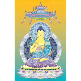 Tranh đính full đá Phật Dược Sư