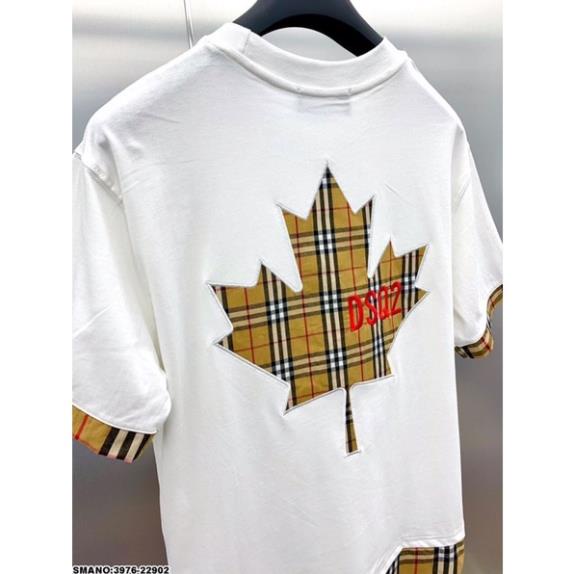 [Siêu Sale] Áo Phông Unisex Dsq Kẻ Vàng Siêu Hot - Áo Thun Cho Nam Nữ Form Rộng Siêu Đẹp