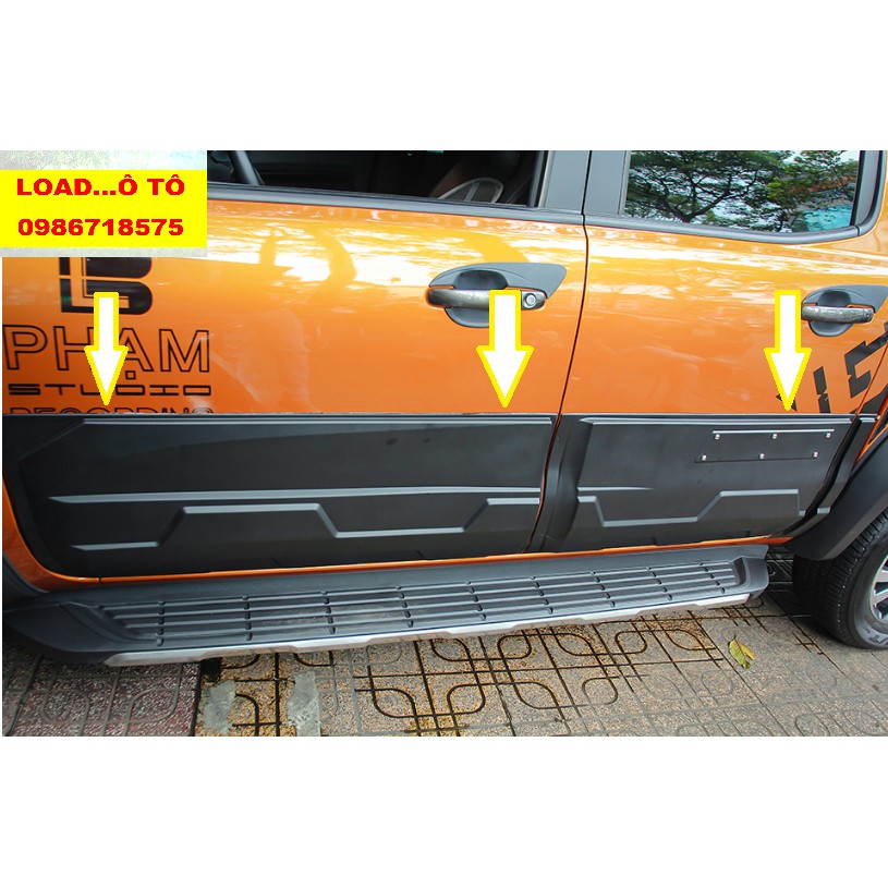Ốp Nẹp Sườn Xe Ford Ranger 2016-2021 Bản To Cao Cấp Dành Cho Tất Cả Các Bản