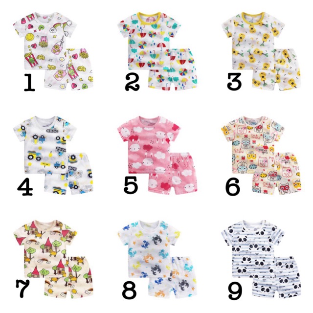 Bộ cotton tre cho bé bán sỉ