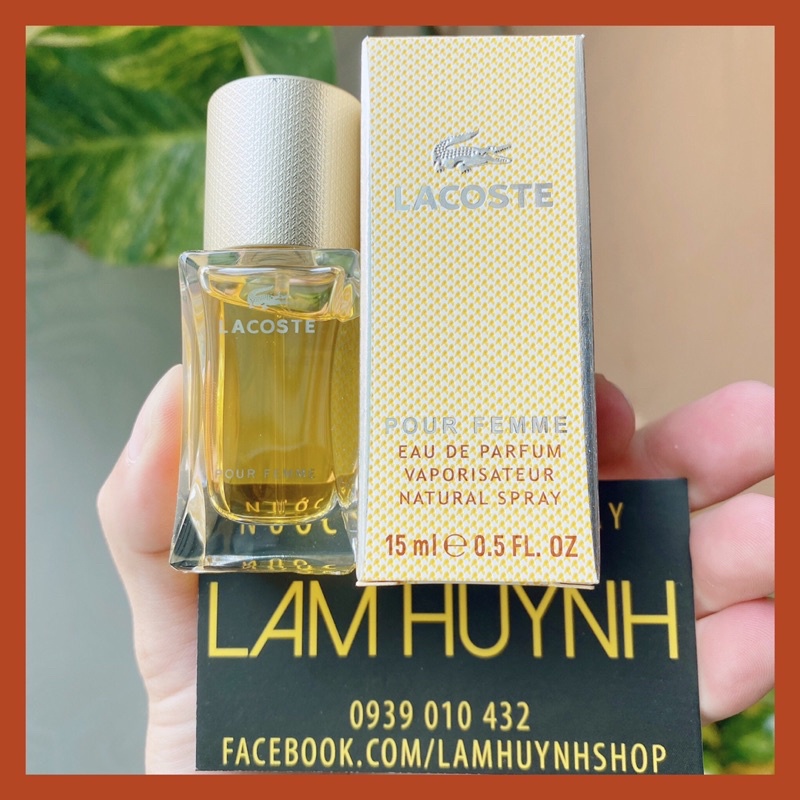 Nước hoa mini LACOSTE POUR FEMME edp 15ml