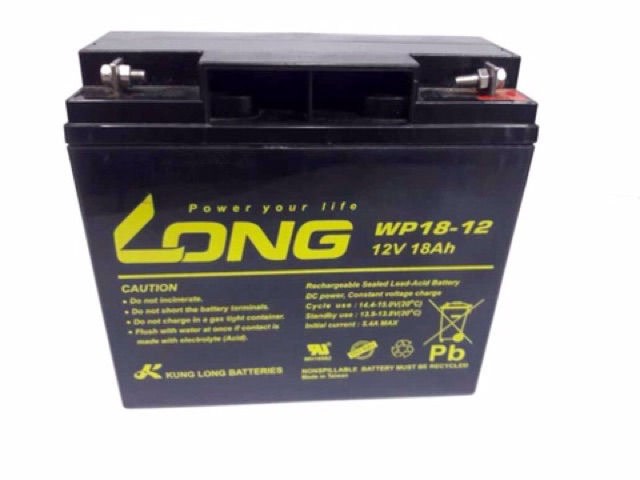 Bình Ắc Quy Kín Khí Long 12V-18Ah