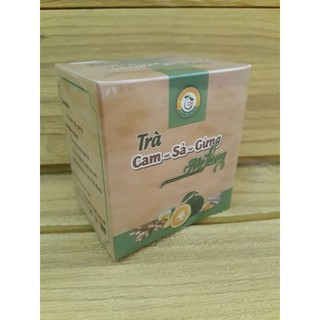 Trà Cam - Sả - Gừng Mekong 20gr(10 túi lọc x 2gr)