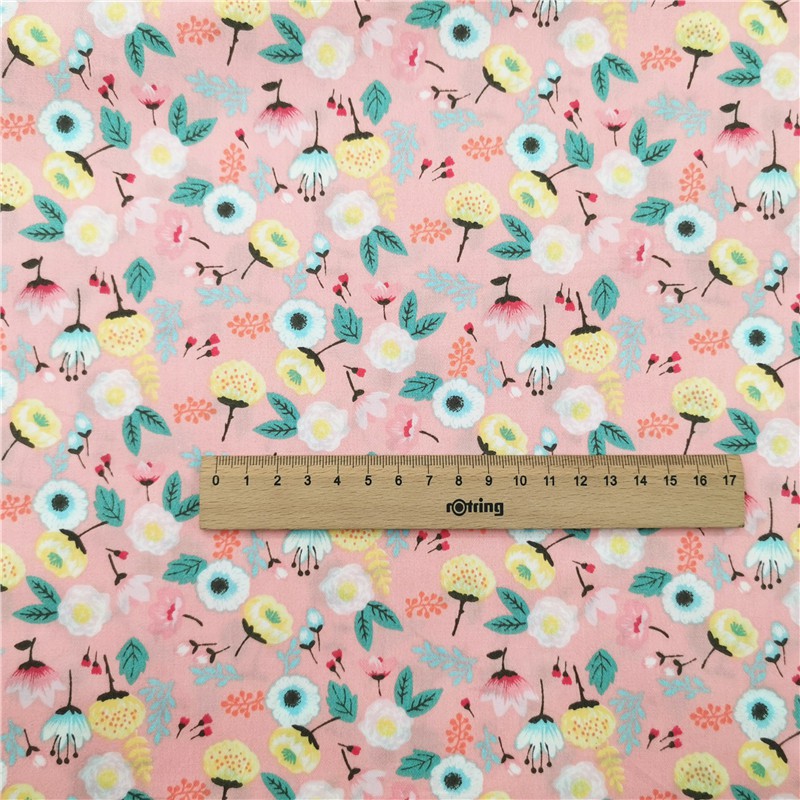 Vải cotton 25 X 25Cm In Họa Tiết Đa Dạng Trang Trí