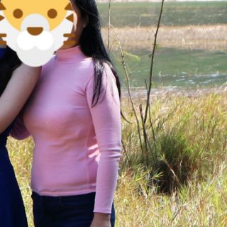 ÁO CỔ LỌ NGẮN LEN GÂN TĂM