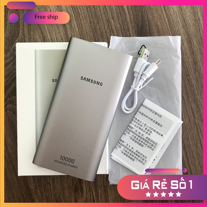 Sạc Dự Phòng Samsung 10000mAh ⚡️ FREE SHIP ⚡️ Đầu Ra 2 Cổng Sạc USB, Bảo Hành 12 Tháng Lỗi 1 Đổi 1 | BigBuy360 - bigbuy360.vn