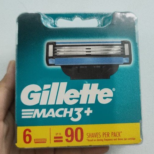 Hộp 6 lưỡi cạo Gillette Mach 3 mẫu mới