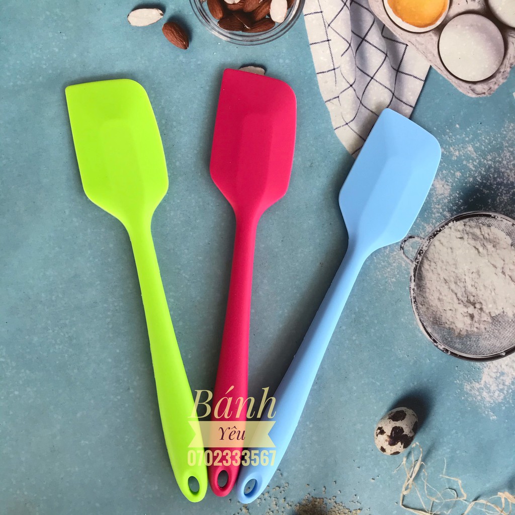 Spatula/ Phới trộn bột silicon đúc 21cm - DC71