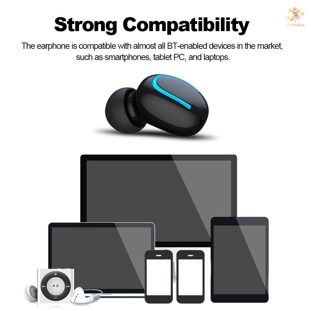 Tai Nghe Nhét Tai B' E &amp; T Hbq-Q32 Kết Nối Bluetooth 5.0 Có Nam Châm Hít Và Phụ Kiện