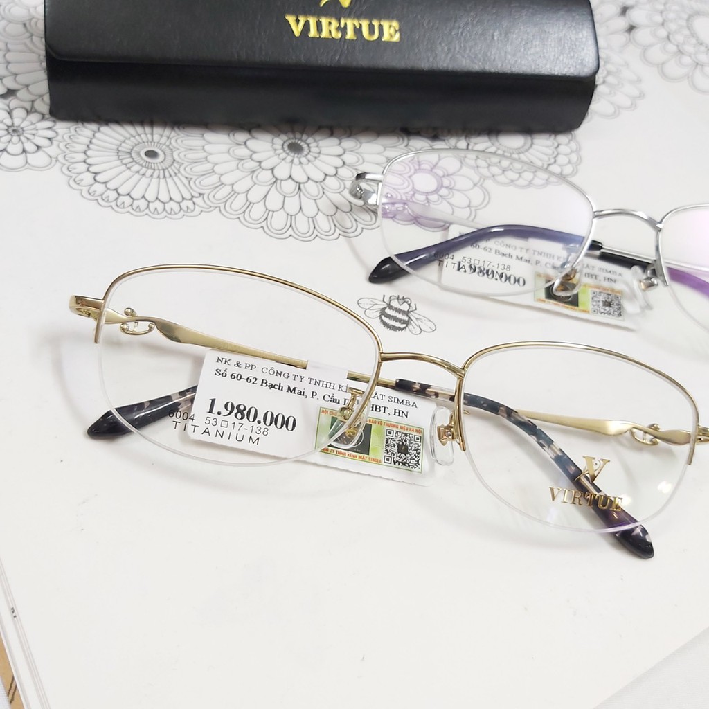 Gọng kính Nhật VIRTUE Titanium
