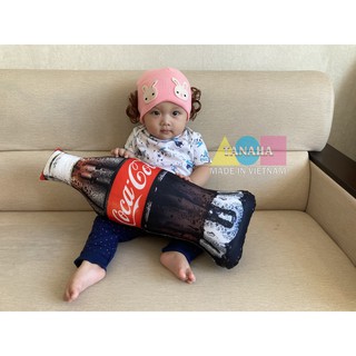 Gối ôm 3D loại 1 , Chai co ca 60cm
