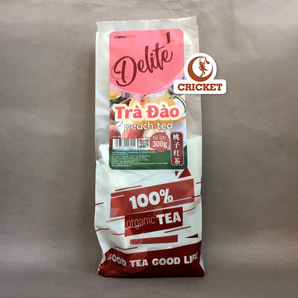 [Mã SKAMPUSH20 giảm 10% đơn 200K] Trà Đào Túi Lọc CAO CẤP DELITE (300g) - Làm Trà Đào, Trà Trái Cây | BigBuy360 - bigbuy360.vn