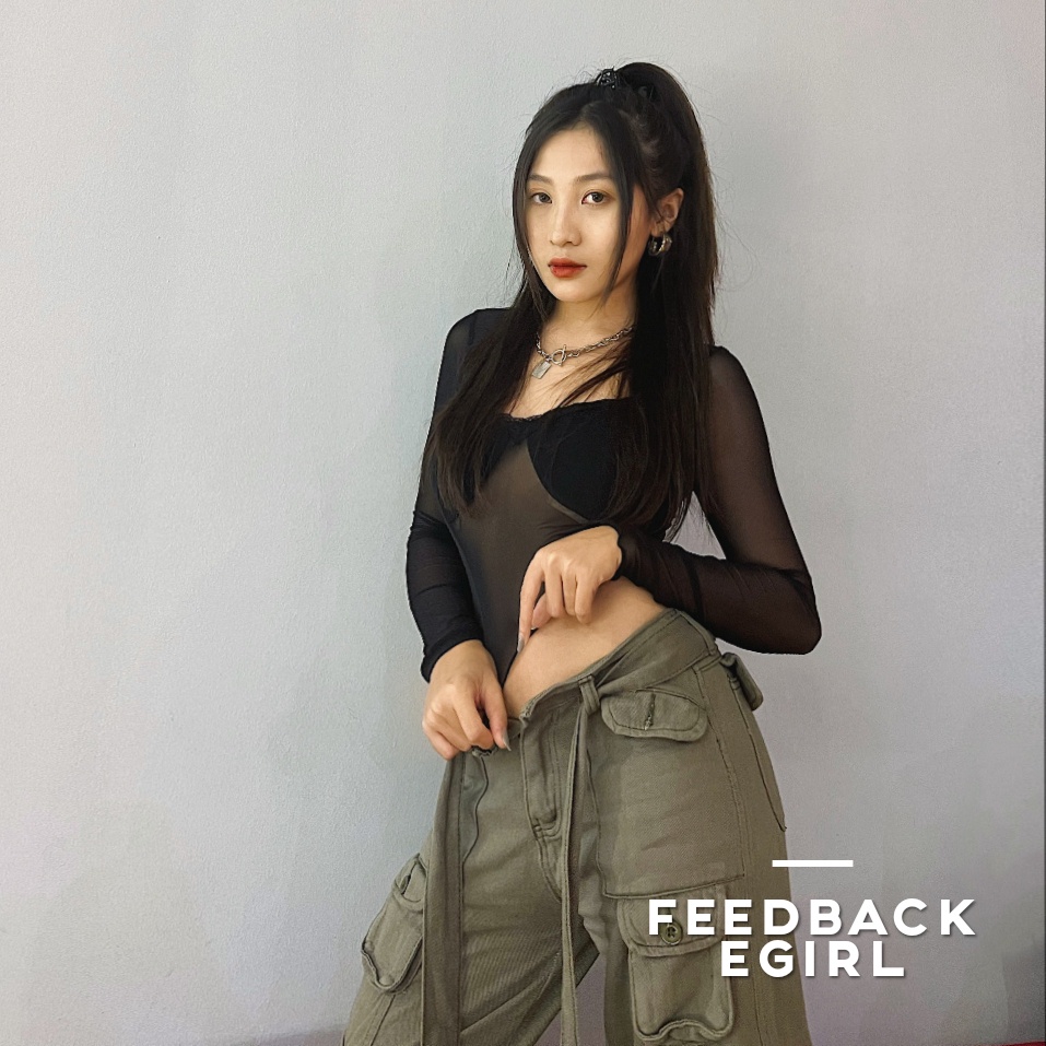 Áo lưới nữ,áo ren lưới croptop dài tay ôm body xuyên thấu sexy đi biển