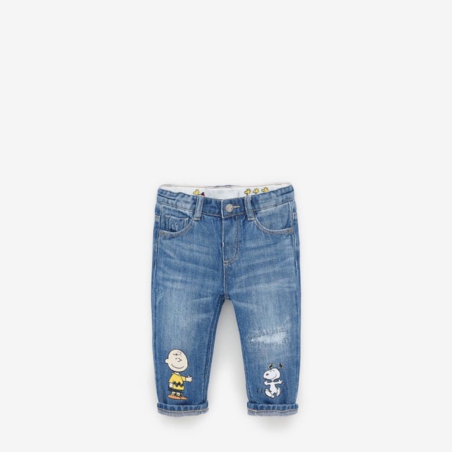 Quần bò Snoopy Zara xuất dư