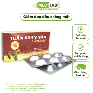 Tuần Hoàn Não Thái Dương - hoạt huyết dưỡng não từ thảo dược - Hộp 12 viên