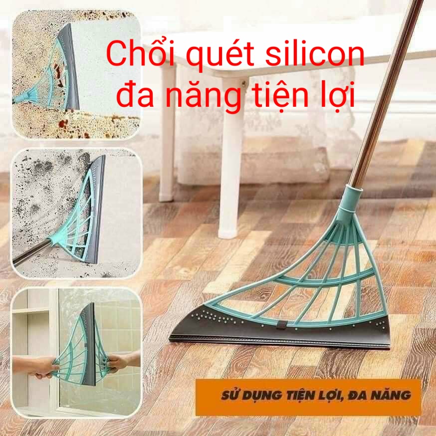 Chổi quét nhà silicon, chổi quét bụi, quét nước đa năng tiện lợi