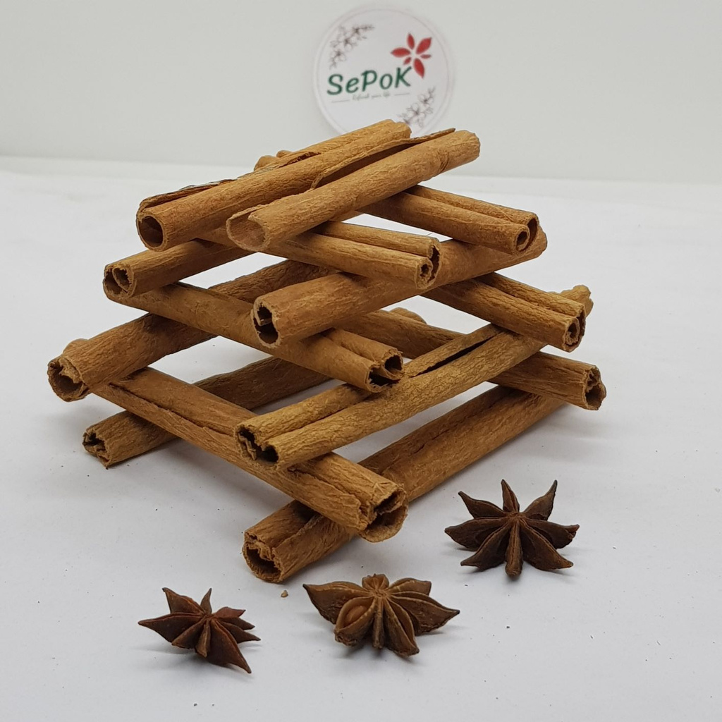 Combo Hoa Hồi + Quế Thanh Sấy Khô Mỗi Loại 100g SePok