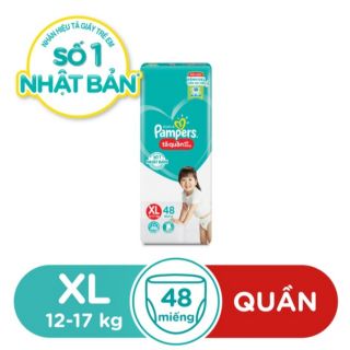 Bỉm quần pampers xl 48. l54.m60
