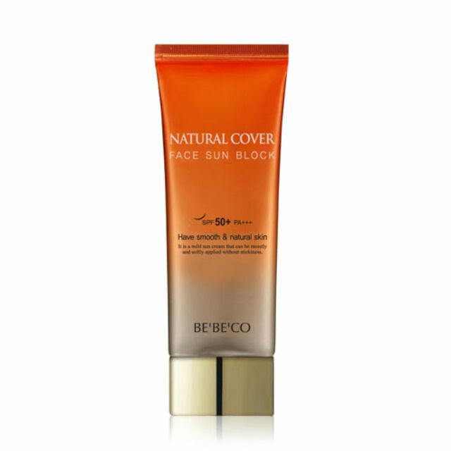 BEBECO Kem chống nắng nền trang điểm bảo vệ da SPF50 PA+++ NATURAL COVER FACE SUN BLOCK