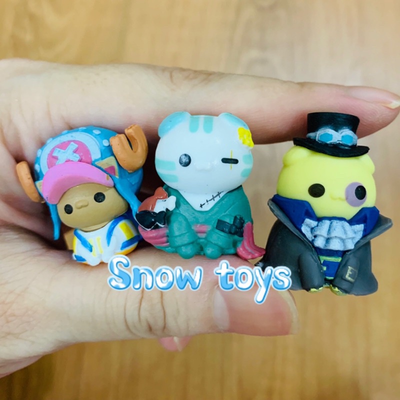 [ẢNH THẬT] Mô hình One Piece - Mô hình Mèo Cosplay One Piece chibi - Luffy Zoro Sanji Ace Sabo Chopper Law Shanks