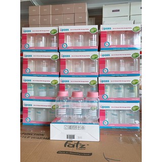 Bình trữ sữa upass.(Bộ 3 bình 125ml)