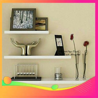 (Free Ship có hình thật) Kệ trang trí treo tường (sét 3 thanh ngang dài 40,50,60)