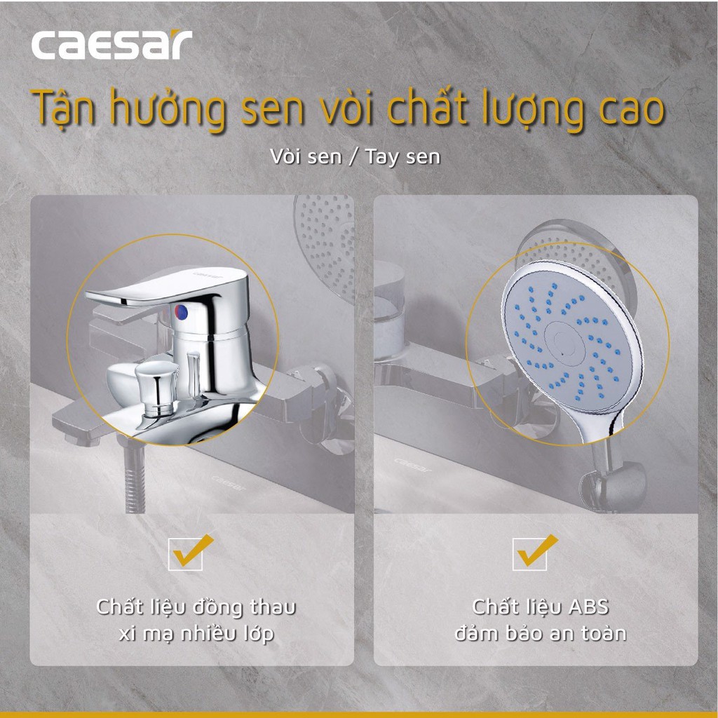 Sen tắm nóng lạnh S493C Caesar