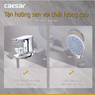 Sen tắm nóng lạnh S493C Caesar