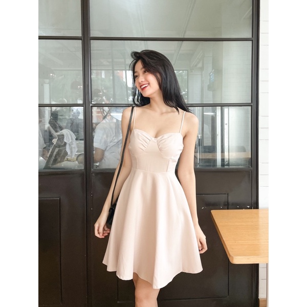 Đầm hai dây cúp ngực Elly clothing