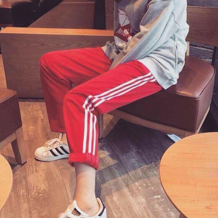 Quần thun 3line đỏ VN CLO unisex 1