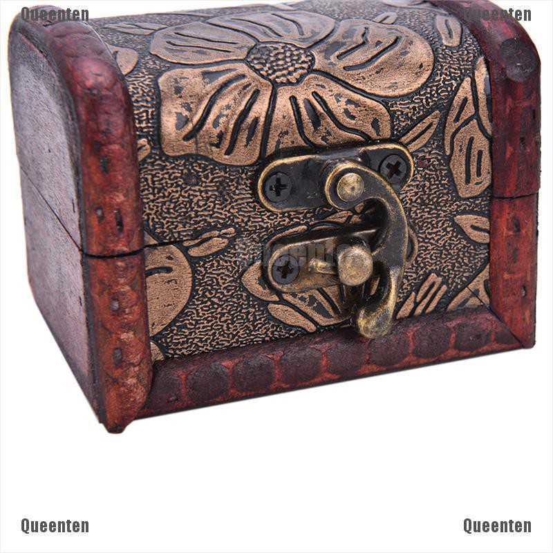 ★Nữ Hoàng★Hộp Đựng Trang Sức Bằng Gỗ Phong Cách Vintage