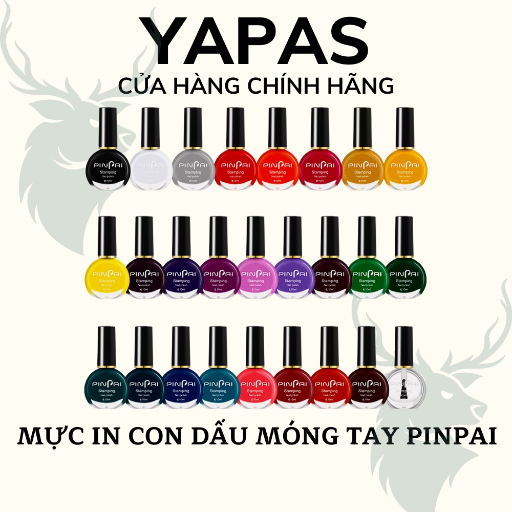 Mực In Con Dấu Nail Pinpai 10Ml , Sơn In Móng Tay Chính Hãng