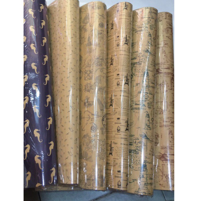 GIẤY GÓI QUÀ mới, mẫu đẹp và dễ thương - xấp 20 tờ - Phụ kiện Quà tặng Hani