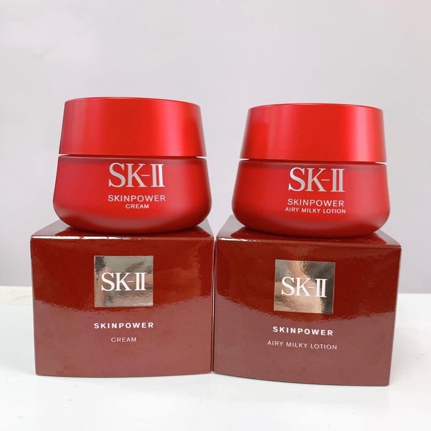 Kem Dưỡng Chống Lão Hóa, Nâng Cơ, Trẻ Hoá Da SK-II Skin Power Airy Milky Lotion/Cream SKII 80g