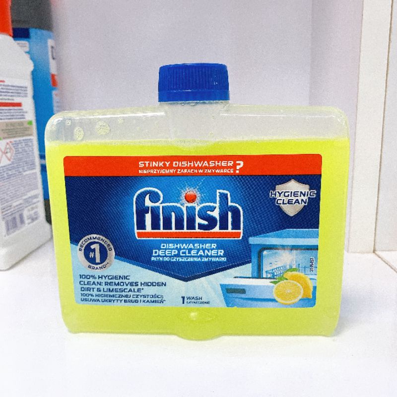 Nước vệ sinh máy rửa bát Finish 250ml