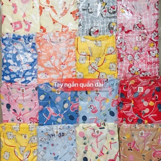 Combo 10 bộ pijama ngắn + tnqd