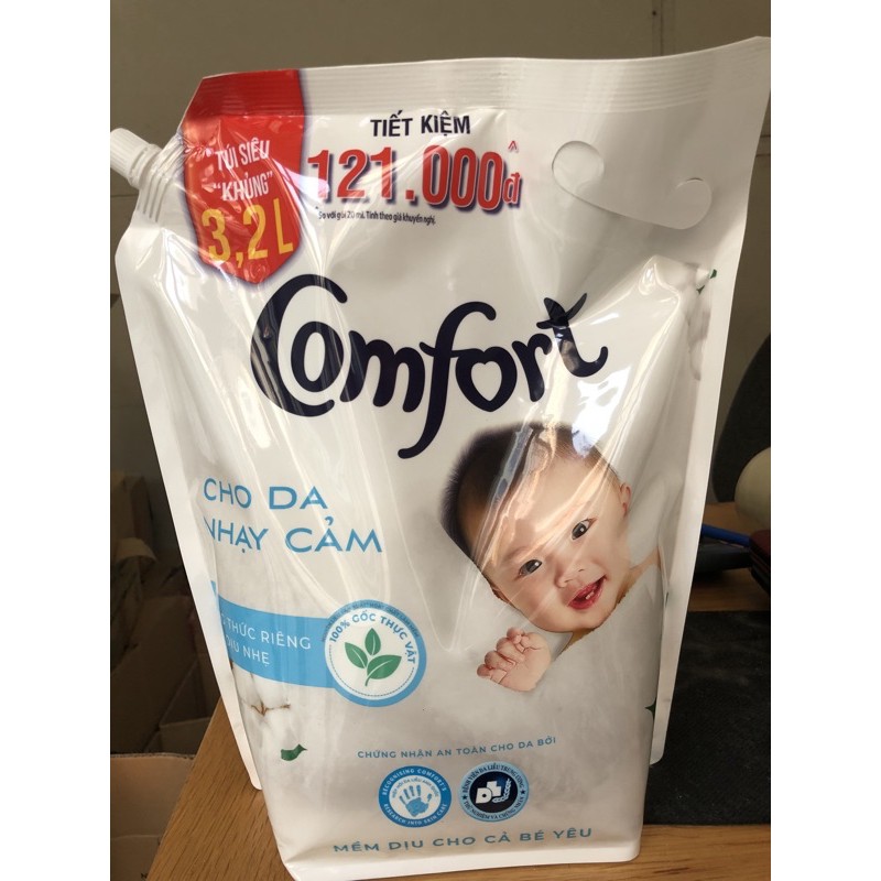 Comfort Cho Da Nhạy Cảm và Hương Ban Mai 3,2L