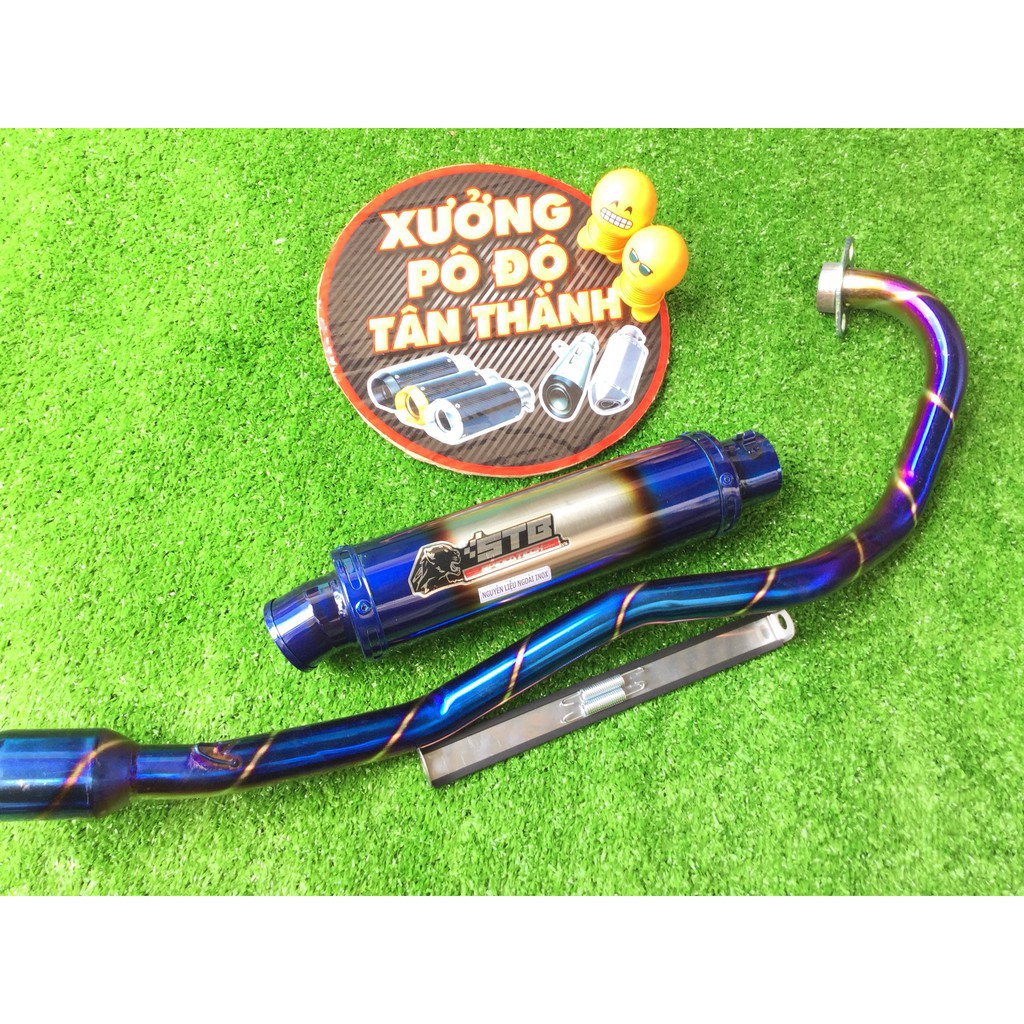 Pô stb titan full cổ titan xe exciter raider satria winer sonic gsx fz tfx cbr