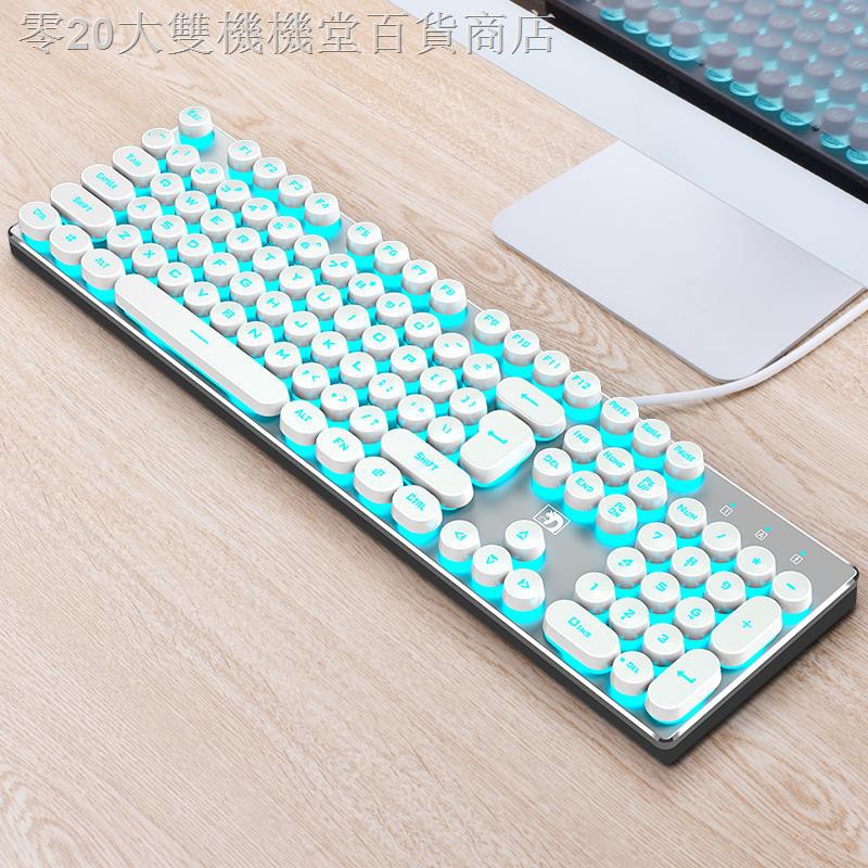 Mới Bàn Phím Cơ Chơi Game Có Dây Tích Hợp Đèn Nền 1 Phím Phong Cách Punk Cổ Điển | BigBuy360 - bigbuy360.vn