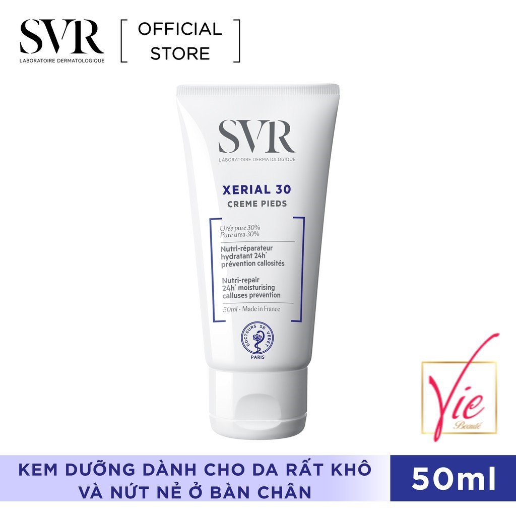 Kem Dưỡng Da Chân Khô Nứt Nẻ SVR Xérial 30 Crème Pieds 50ml