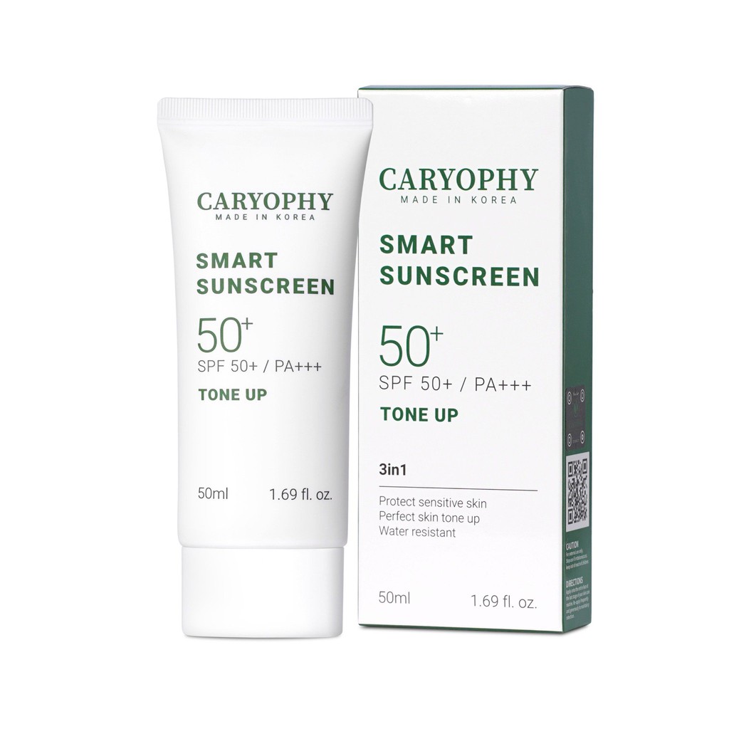 Kem chống nắng ngừa mụn Caryophy Smart Sunscreen Tone Up SPF50+/PA+++ 50ML