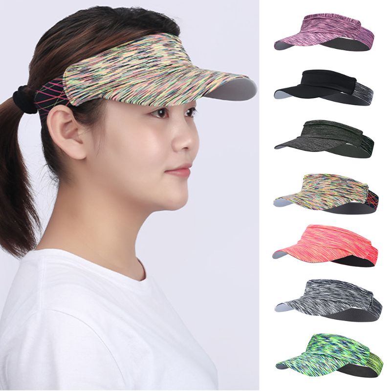 Mũ Lưỡi Trai Thể Thao Chống Nắng Không Chóp Nhiều Màu Sắc Unisex