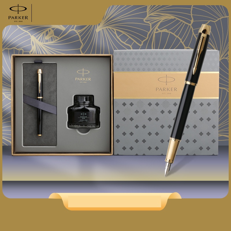 Bút ký cao cấp Parker IM Cài vàng 68, Bút khắc tên làm quà tặng, Bút ký khắc tên theo yêu cầu Bigamall