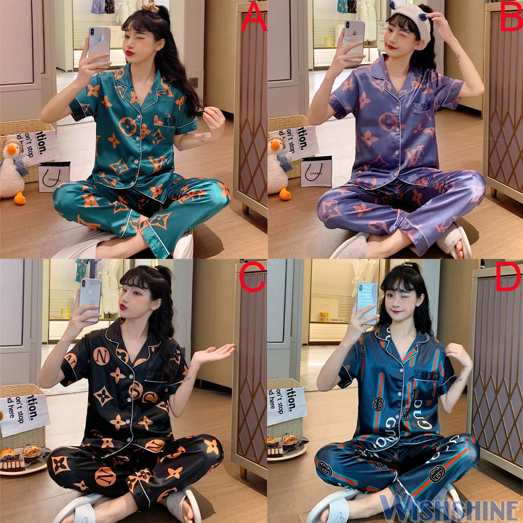 Set Đồ Ngủ Lụa Thời Trang Dành Cho Nữ