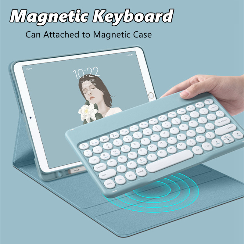 NIXXOS Bộ Bàn Phím Và Chuột Bluetooth Không Dây 10 inch