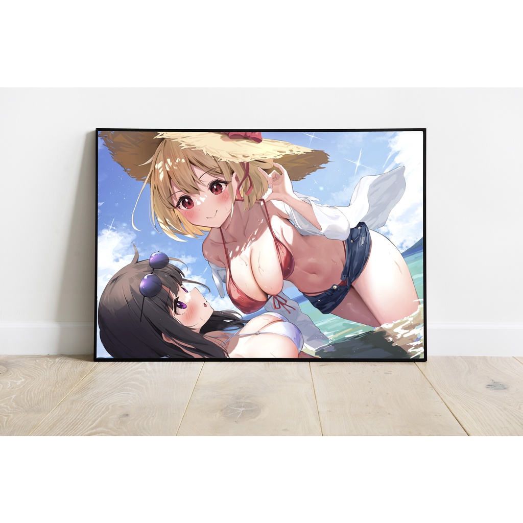 TRANH POSTER A3 GIẤY CHẤT LƯỢNG CAO ANIME LYCORIS RECOIL (7) - 2D TỘC SHOP