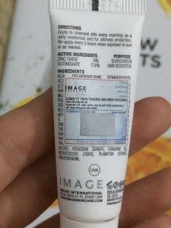 sample kem chống nắng IMAGE SPF32