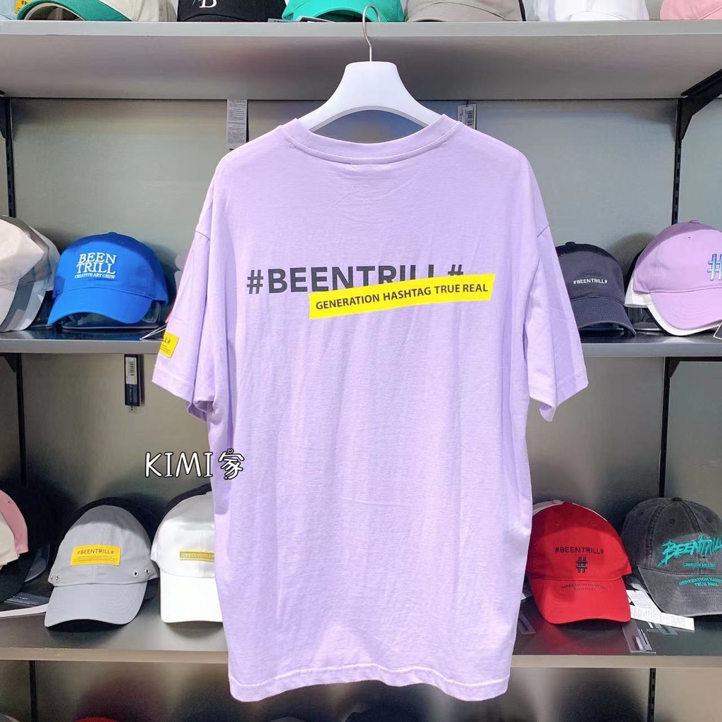 Áo Thun cotton Ngắn Tay In Hình BEENTRILL Thời Trang Dành Cho Nam Và Nữ