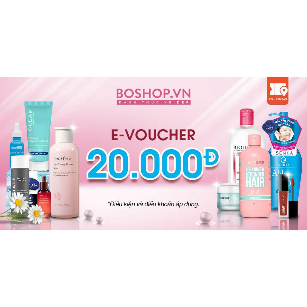 E-Voucher trị giá 20.000đ tại Boshop